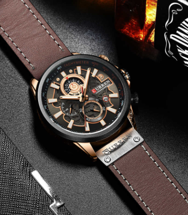 Reloj Curren 8380 cuero Para Hombre