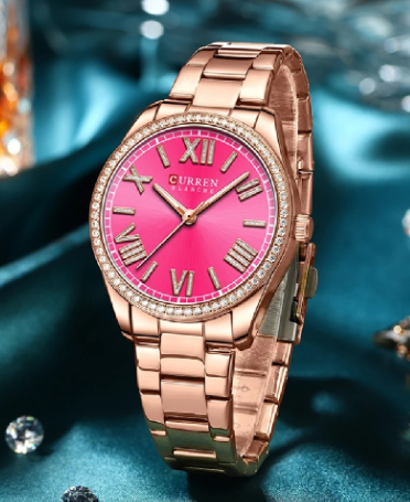Reloj Curren 9088 Para Mujer Elegante