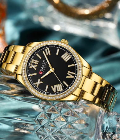 Reloj Curren 9088 Para Mujer Elegante
