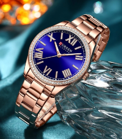 Reloj Curren 9088 Para Mujer Elegante