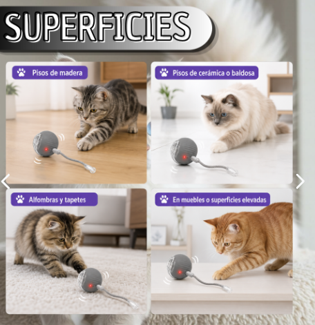 Pelota Inteligente Recargable Mascotas