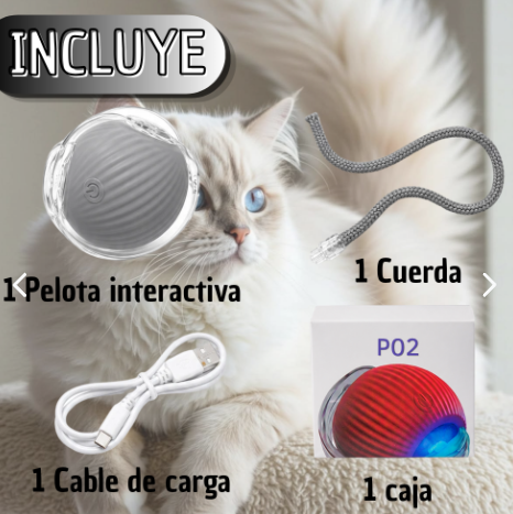 Pelota Inteligente Recargable Mascotas