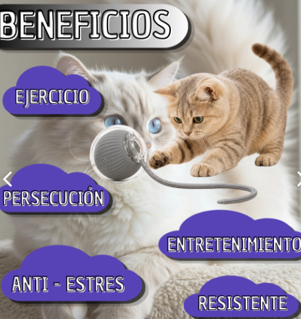 Pelota Inteligente Recargable Mascotas