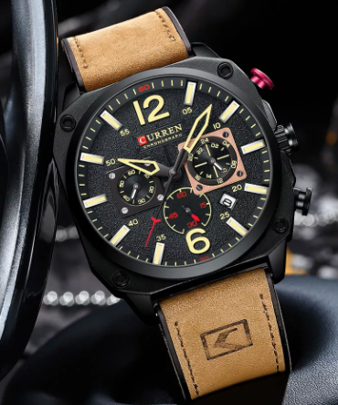 Reloj Curren 8398 Clásico Cuarzo cue NU