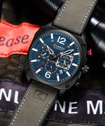 Reloj Curren 8398 Clásico Cuarzo cue NU