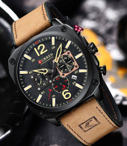 Reloj Curren 8398 Clásico Cuarzo cue NU