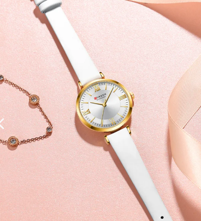 Reloj Curren 9079 En Cuero Para Mujer