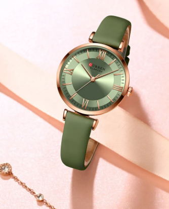 Reloj Curren 9079 En Cuero Para Mujer
