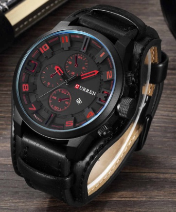 Reloj Curren 8225 Hombre Cuero