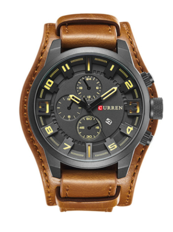 Reloj Curren 8225 Hombre Cuero