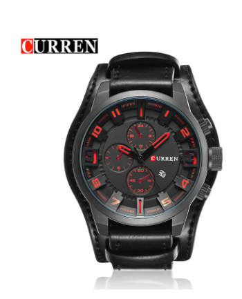 Reloj Curren 8225 Hombre Cuero