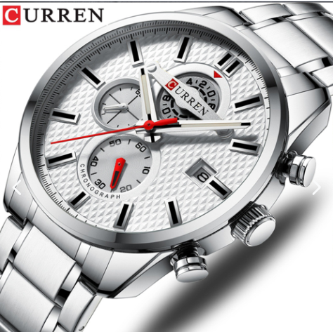Reloj Curren 8352 Clásico Cuarzo Acero