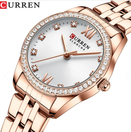 Reloj Curren 9086 en ACERO para Mujer