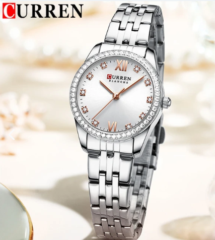 Reloj Curren 9086 en ACERO para Mujer
