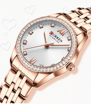 Reloj Curren 9086 en ACERO para Mujer