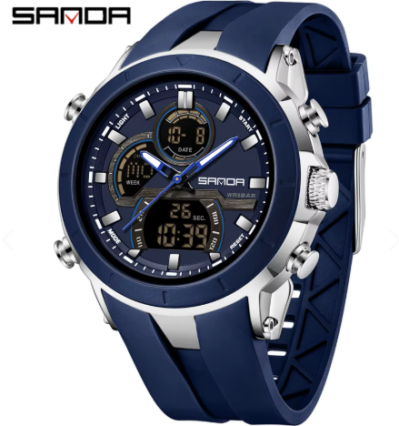 Reloj Sanda 6279 Silicona