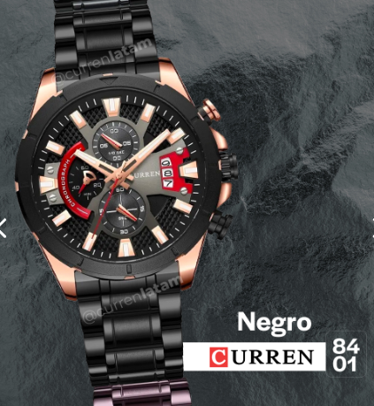 Reloj Curren 8401 Cuarzo Acero Inoxidable