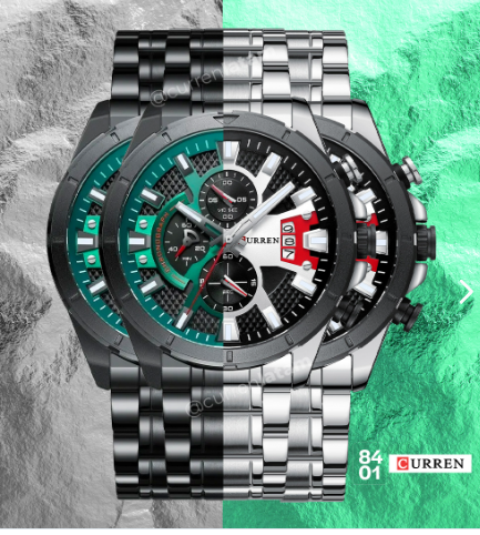 Reloj Curren 8401 Cuarzo Acero Inoxidable